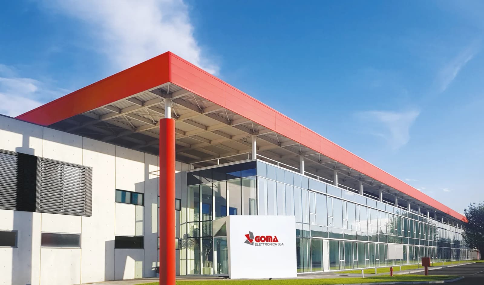GOMA Elettronica headquarters and production facility in Turin, Italy