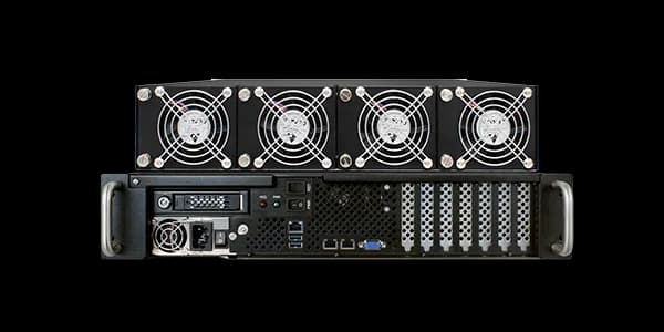 GAP-235PL-S9-SOLO Series – 2U Single Socket Rugged Edge Server mechanical features