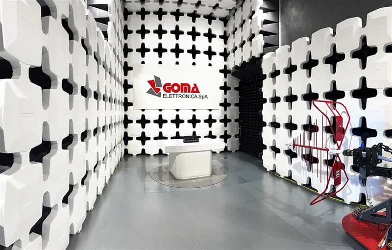 Laboratorio di test ambientali GOMA per la qualifica di apparecchiature rugged