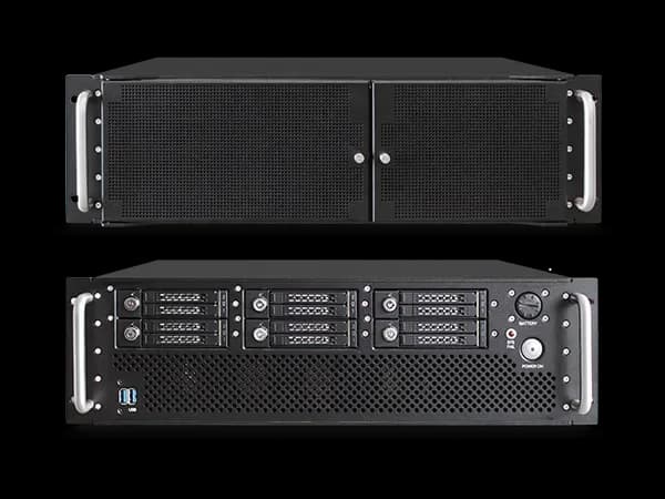 XRS 3U S8 Series — Pannello Frontale